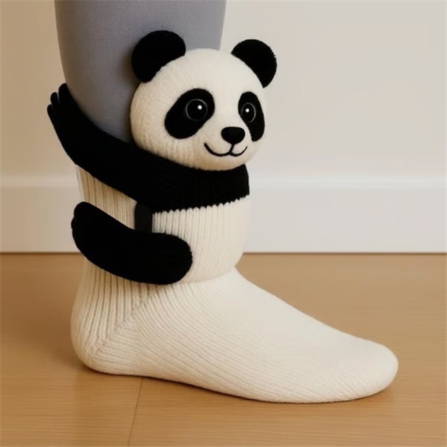 animal series knitted floor socks
