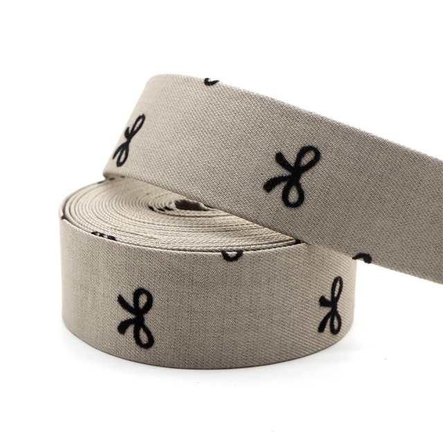 polyester bow series fabric cut to stripe