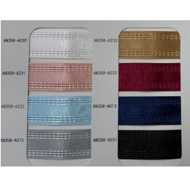 solid colored nylon satin with multiple jumper straps