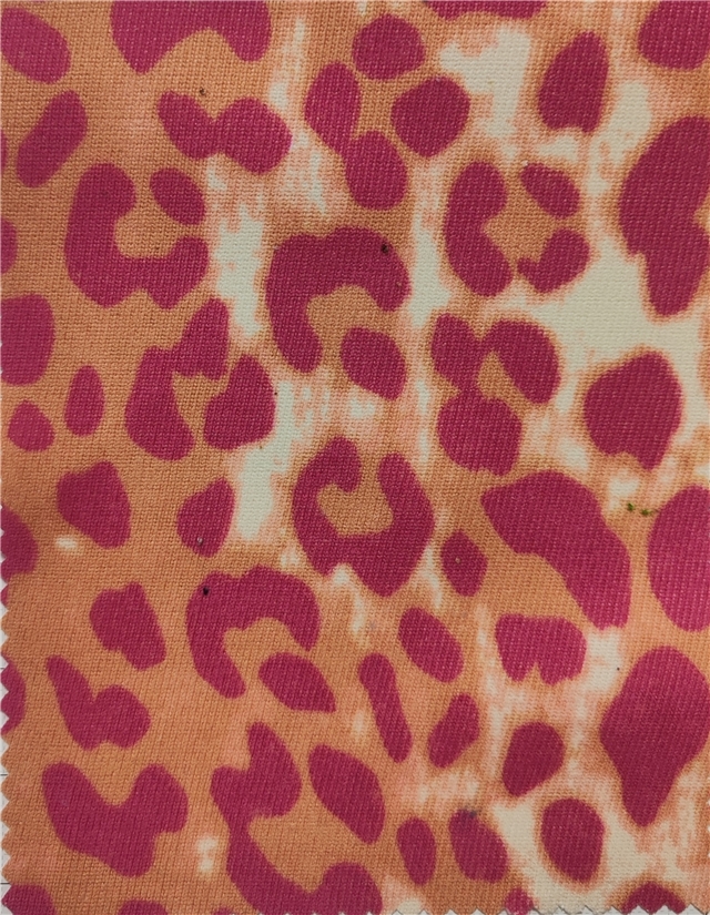leopard print corduroy fabric