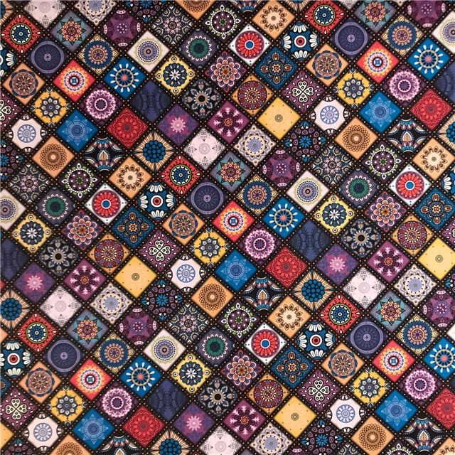 synthetic leather ethnic style geometric patterns faux leather 