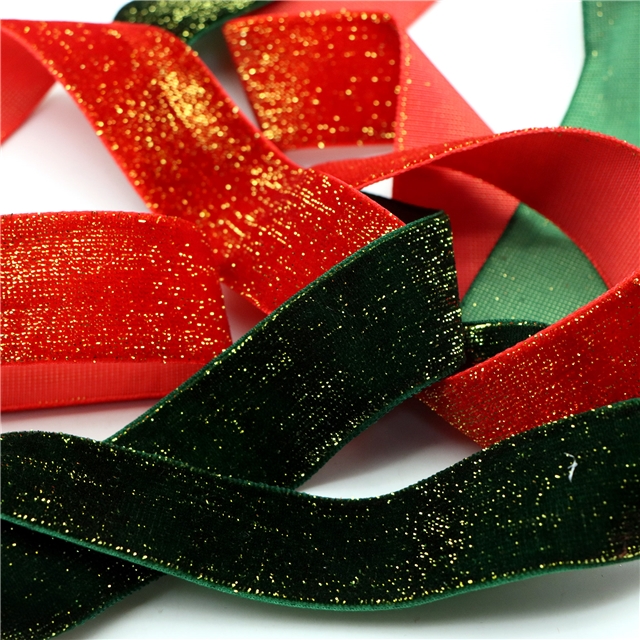 gold wire scallion velvet belt 2.5cm(1