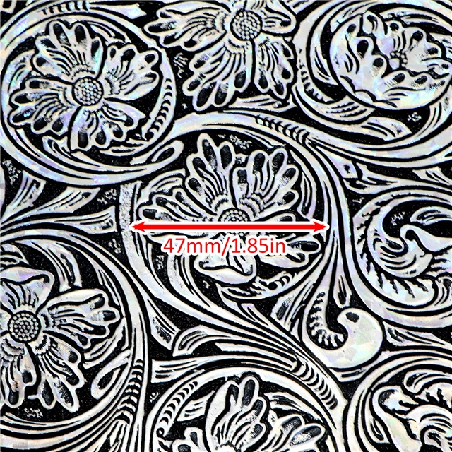 synthetic leather laser bump texture flower faux leather