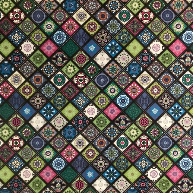 synthetic leather ethnic style geometric patterns faux leather 