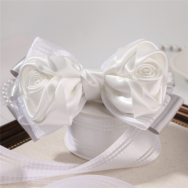 solid colored nylon satin with multiple jumper straps