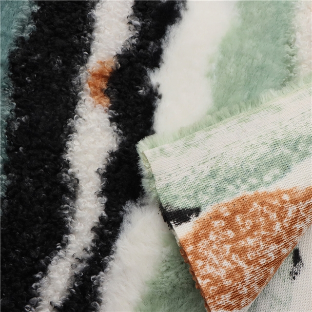 rabbit fur teddy velvet mosaico galactic starry sky velvet fabric