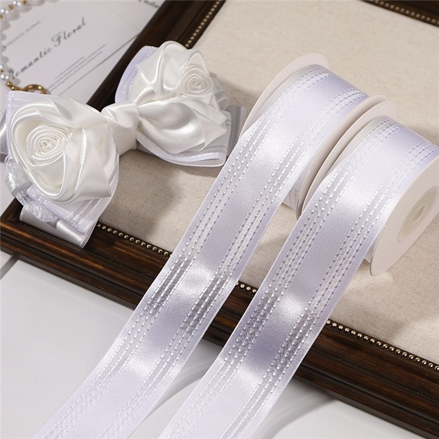 solid colored nylon satin with multiple jumper straps