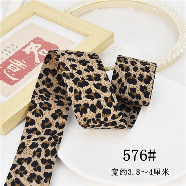 leopard print webbing