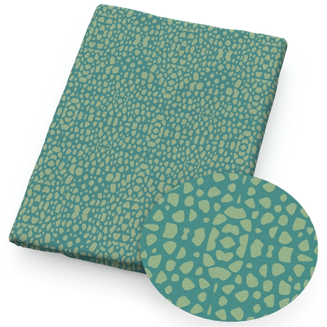 polyester cotton geometry leaves flowers series polyester cotton fabric set (12 pcs/set)