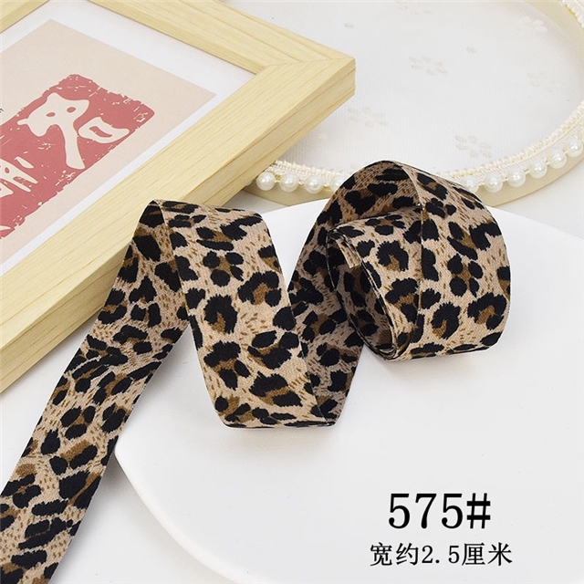 leopard print webbing
