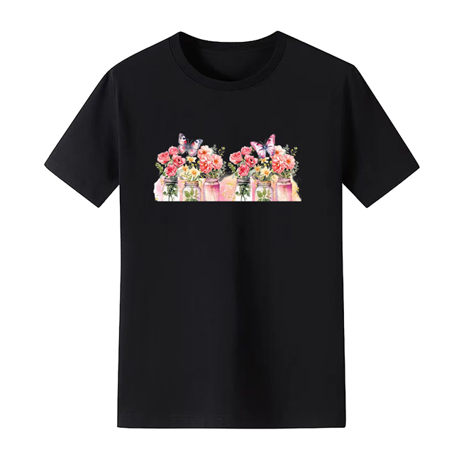 cotton Iron On Transfer Stickers and T-shirts