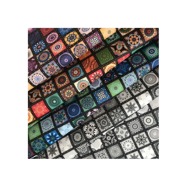 synthetic leather ethnic style geometric patterns faux leather 