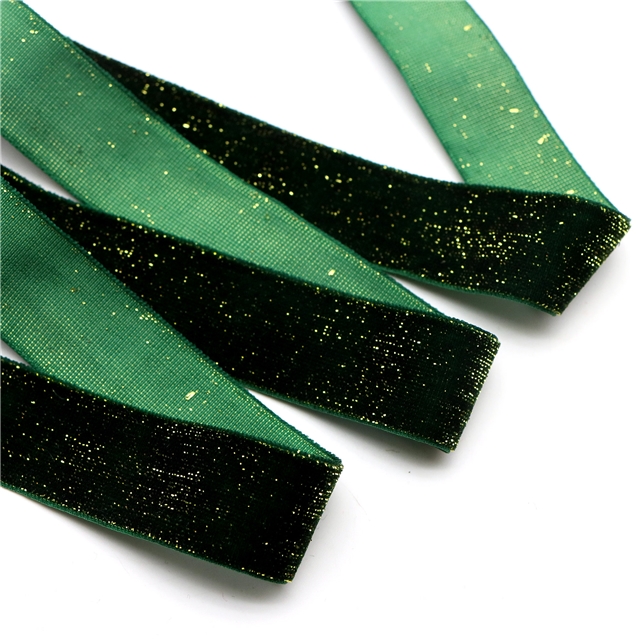 gold wire scallion velvet belt 2.5cm(1