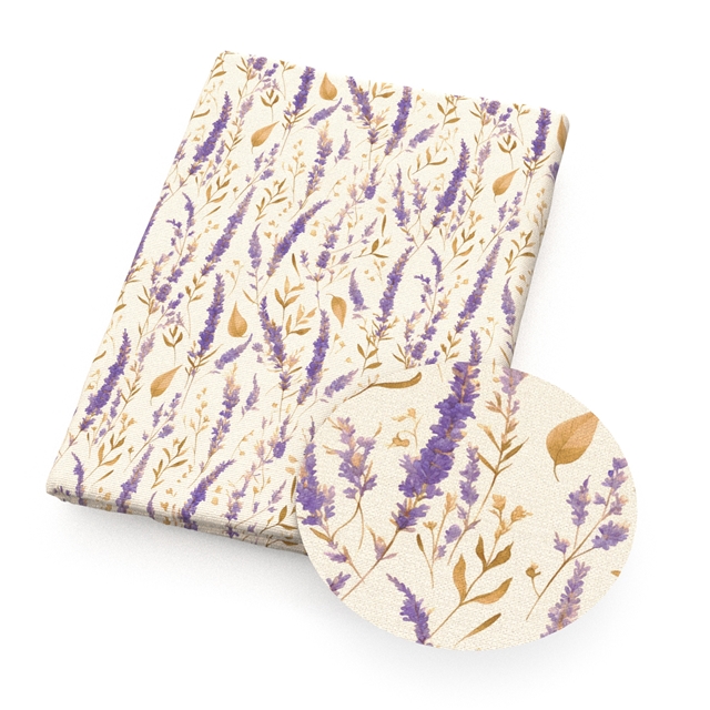 polyester cotton flower series polyester cotton fabric set (5 pcs/set)