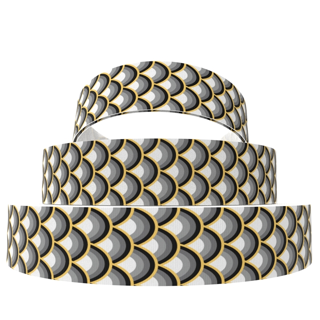 1" heat transfer printed grosgrain ribbon ribbon 5yard