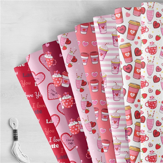 polyester cotton valentine