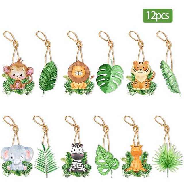Animal decoration card hanging pendant set