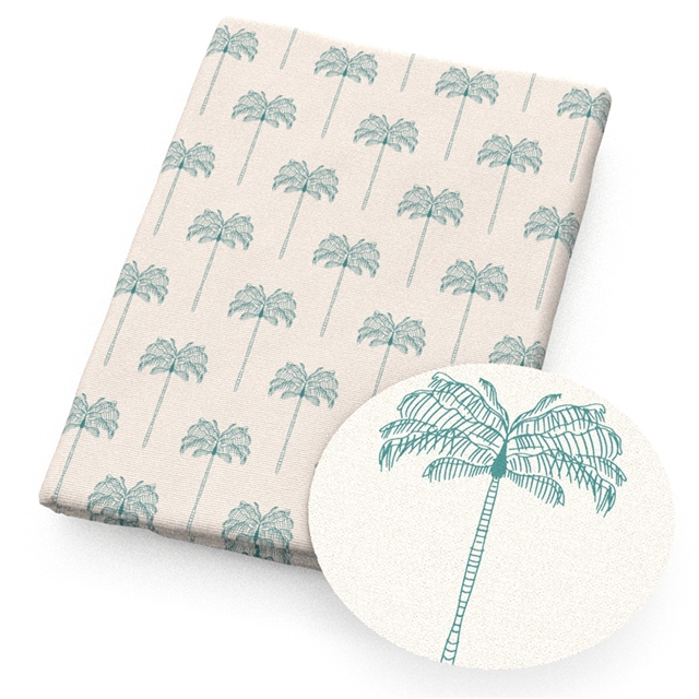 polyester cotton geometry leaves flowers series polyester cotton fabric set (12 pcs/set)