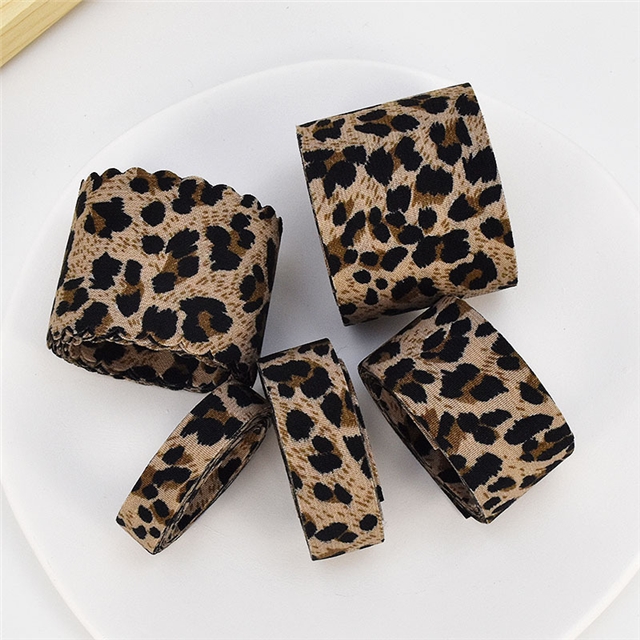 leopard print webbing