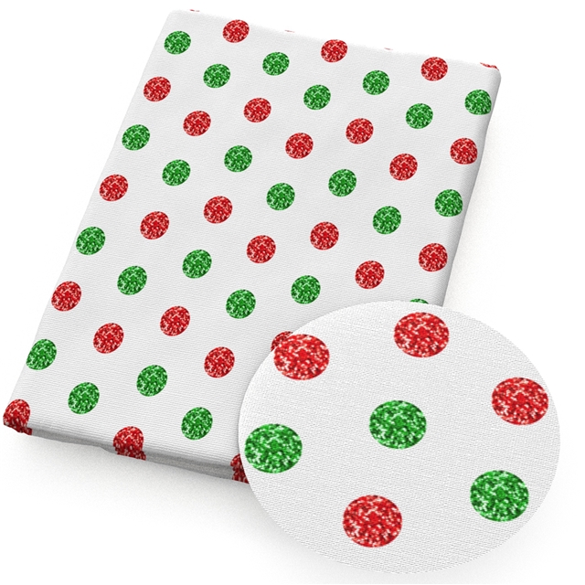 polyester cotton christmas series polyester cotton fabric set (4 pcs/set)