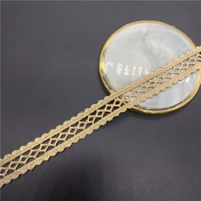 gold and silver thread double sided gold thread embroidery hollow lace