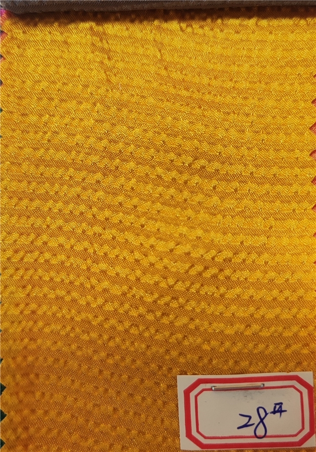 plain pleated striped polyester fabric