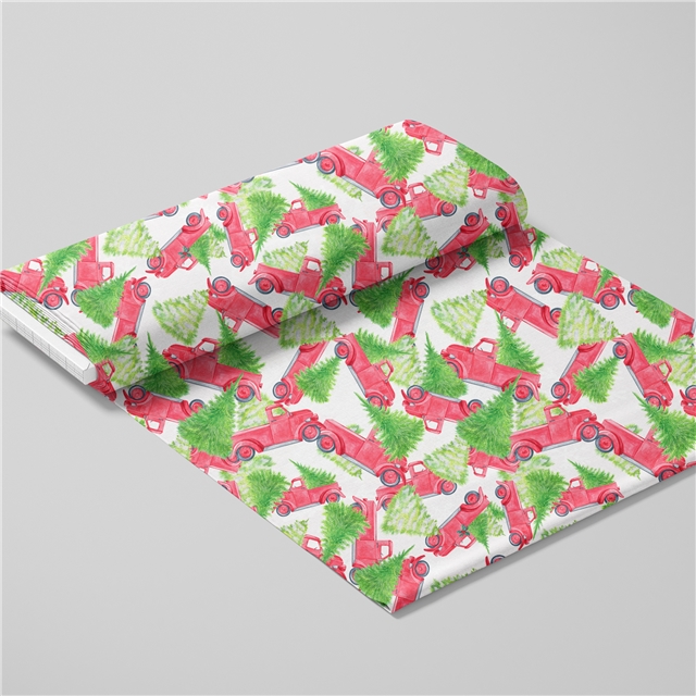 polyester cotton christmas series polyester cotton fabric set (10 pcs/set)
