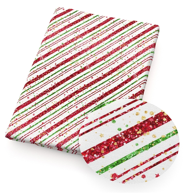 polyester cotton christmas series polyester cotton fabric set (4 pcs/set)