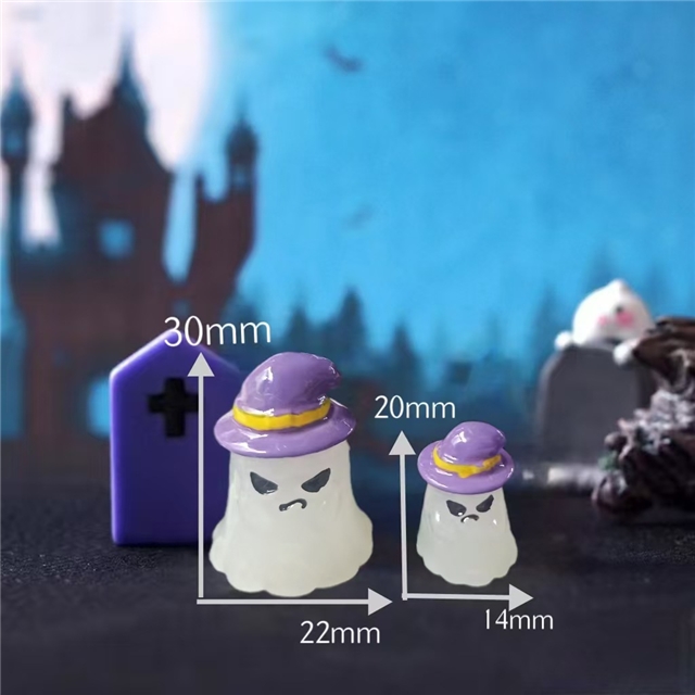 resin glow in the dark halloween micro landscape decoration