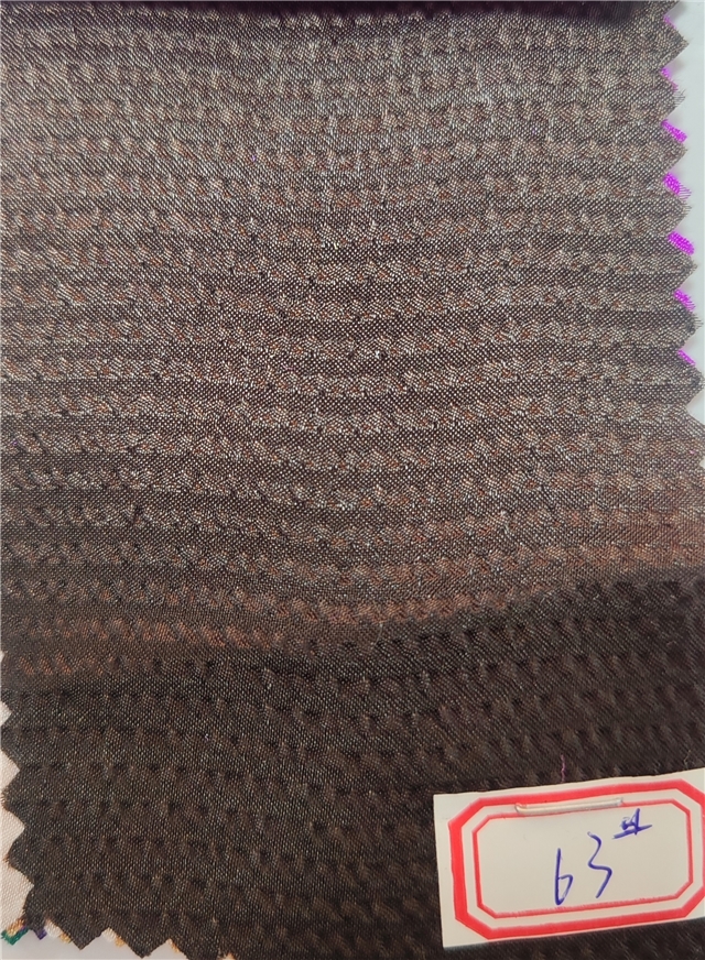 plain pleated striped polyester fabric