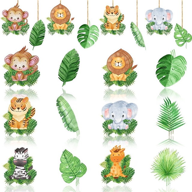 Animal decoration card hanging pendant set
