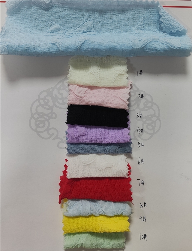 3d bubble bow jacquard fabric