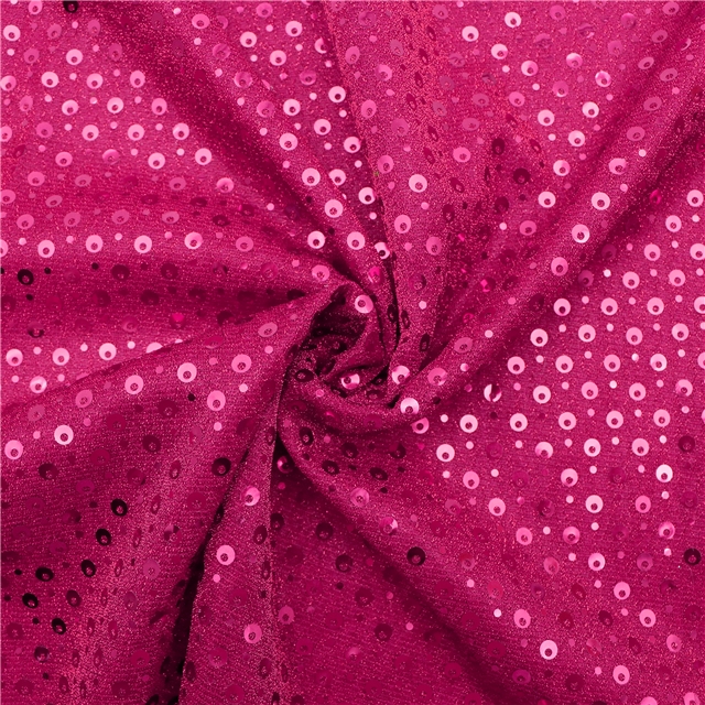 plain gold and silver wire 2 ways sequins fabric