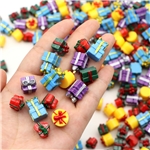 christmas gift box 3d resin accessories