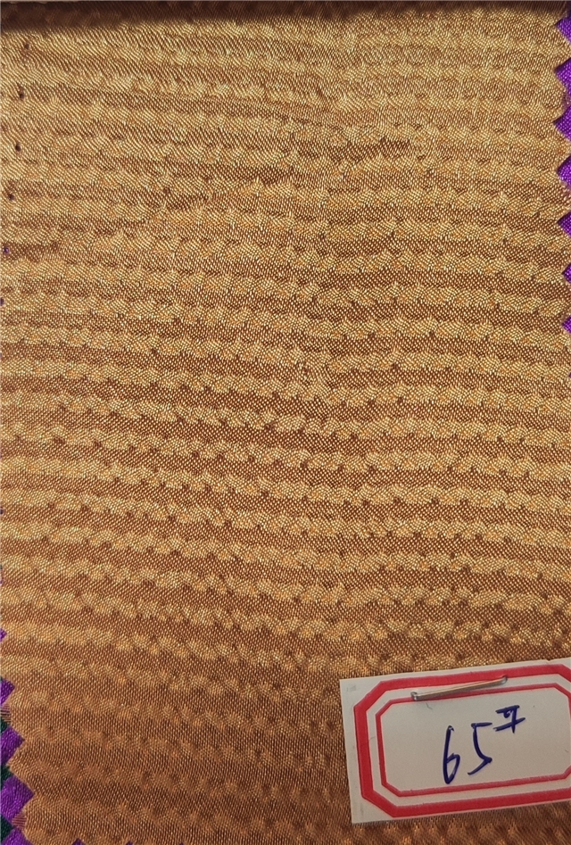 plain pleated striped polyester fabric