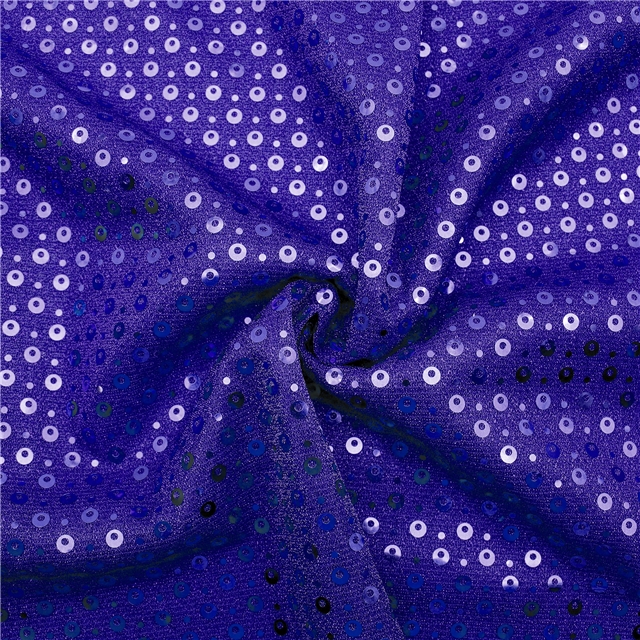 plain gold and silver wire 2 ways sequins fabric