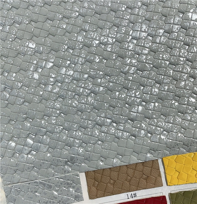plain flowers indentation faux leather