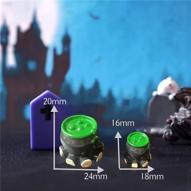 resin glow in the dark halloween micro landscape decoration
