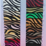 simulated horsehair zebra stripes faux leather