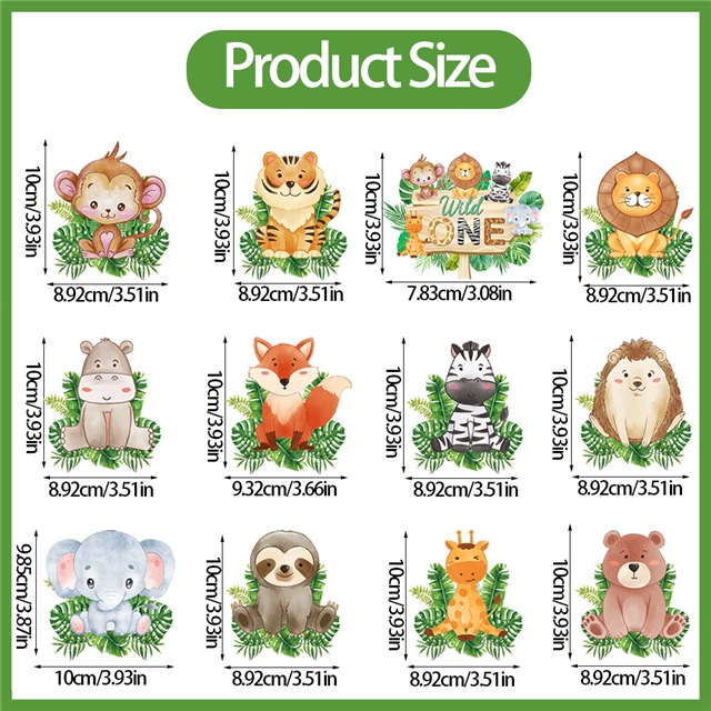 Animal decoration card hanging pendant set