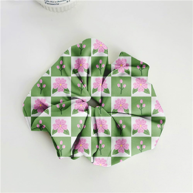 polyester cotton rabbit cherry blossoms series polyester cotton fabric set (4 pcs/set) polyester cotton fabric,20*20cm(7.9*7.9
