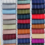 1.5cm yarn dyed striped twill polyester fabric