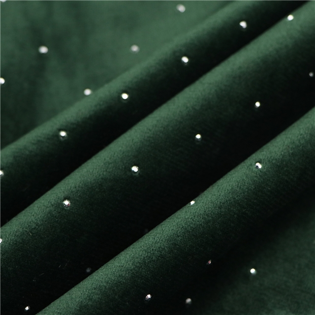 hot diamond velvet fabric
