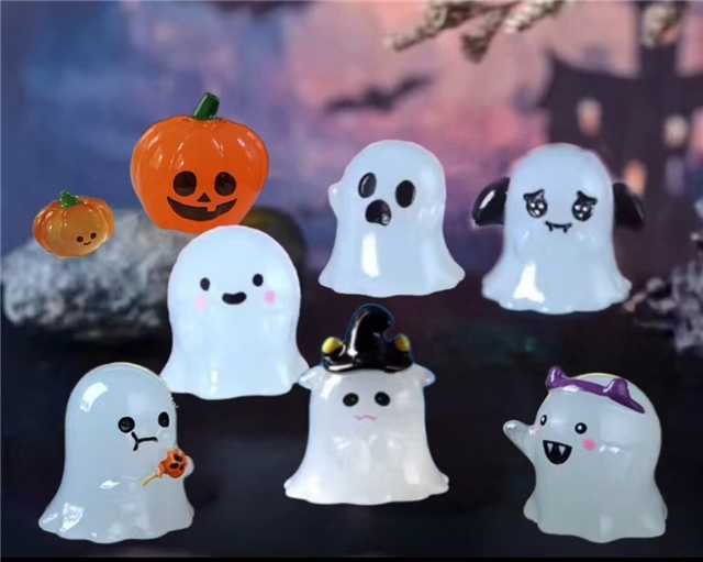 resin glow in the dark halloween micro landscape decoration