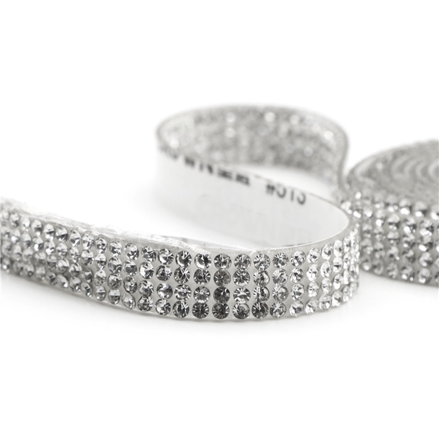 rhinestone diy self adhesive rhinestone ribbon strips