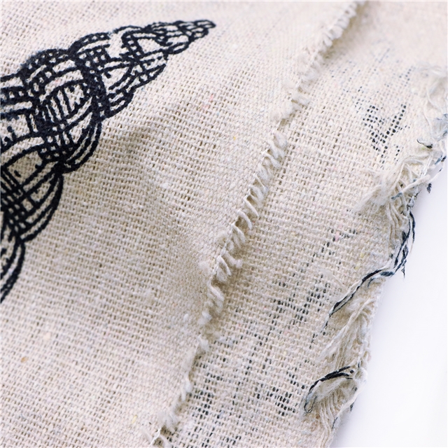 printed linen&cotton Linen fabric use for table cloth 50*150cm(19.7*59.1