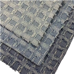 tassel sheared carved stripe jacquard denim fabric