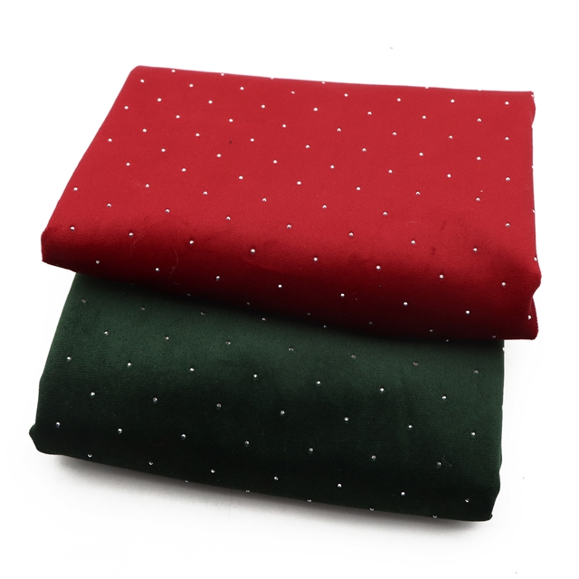 hot diamond velvet fabric