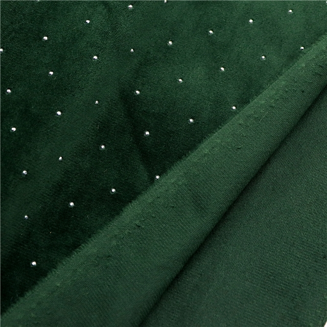 hot diamond velvet fabric