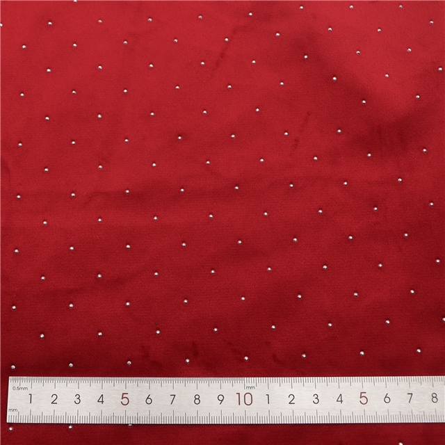 hot diamond velvet fabric